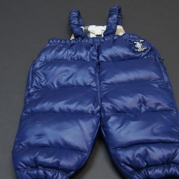 BURBERRY Baby "Lupi" Puffer Snowbib sz 6M NWT - Picture 2 of 7